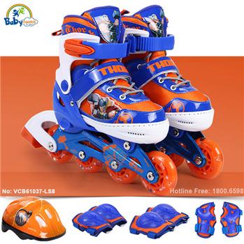 Bộ giày trượt patin gồm mũ và bảo vệ Thần Sấm VCB61037-LS8